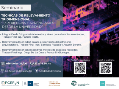 Técnicas de Relevamiento Tridimensional: experiencias y aprendizajes desde la&nbsp;Universidad