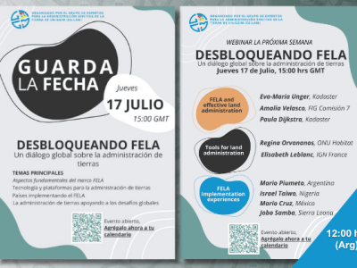 Invitación a Webinar “Desbloqueando UN-FELA: un diálogo global sobre administración&nbsp;territorial”