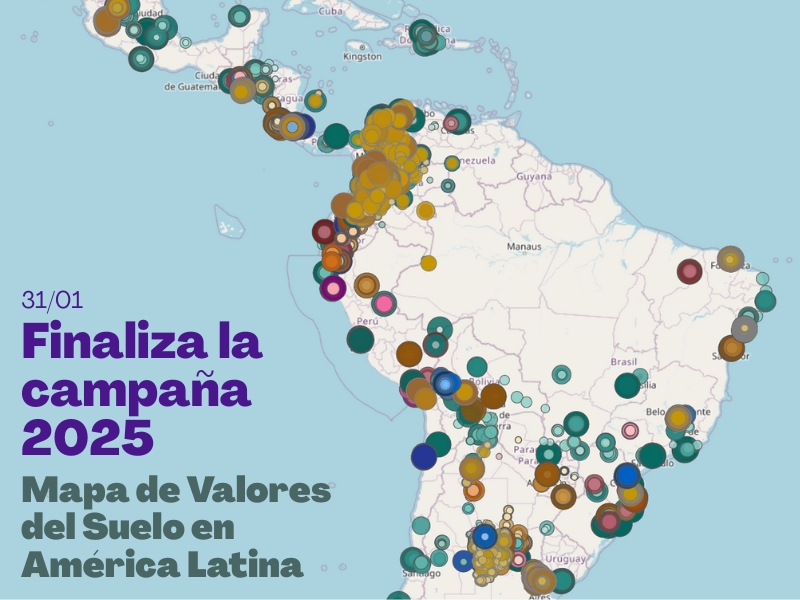 Finaliza la campaña de recolección de datos para el Mapa de Valores de&nbsp;Suelo