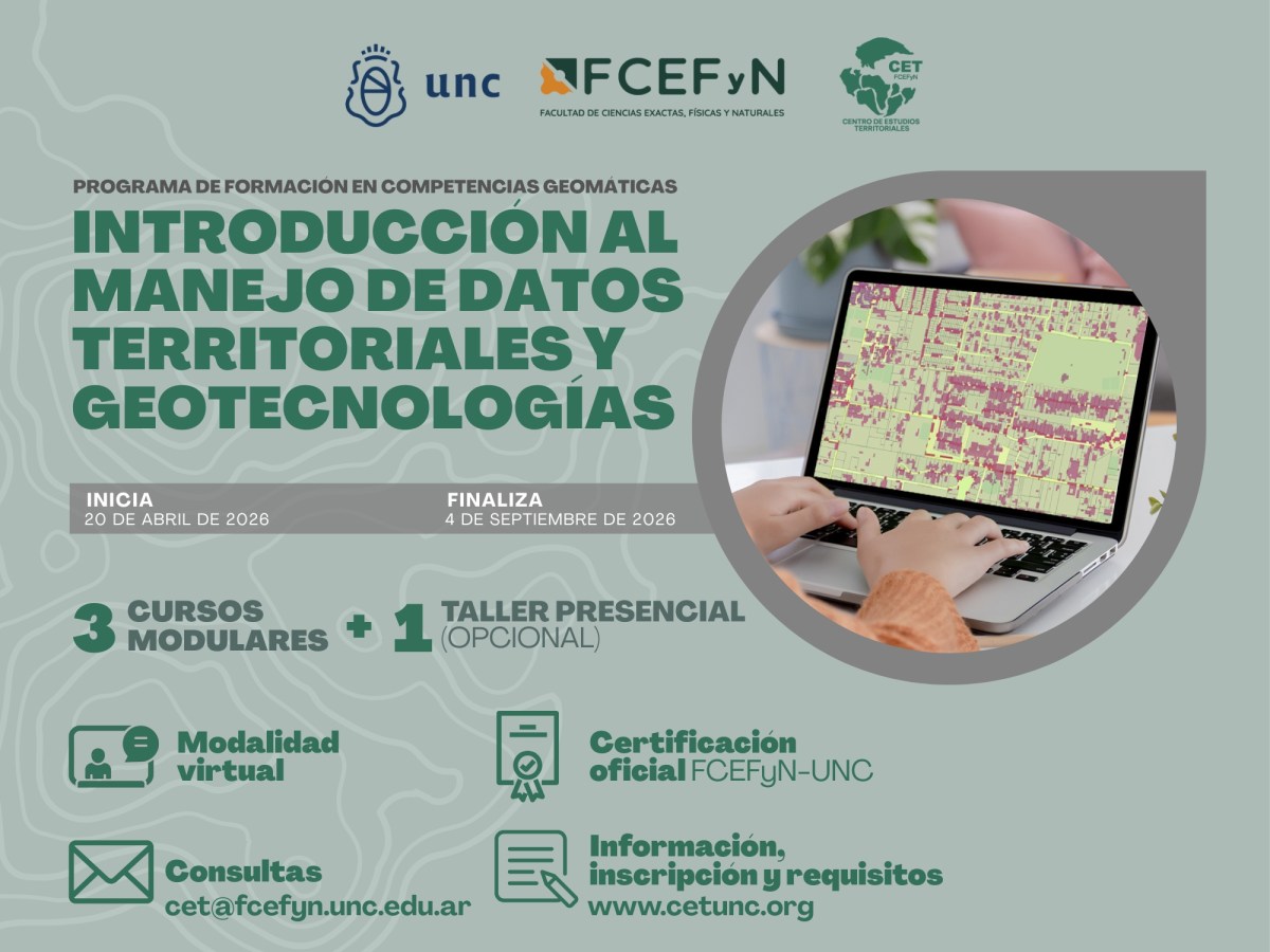 Nuevas capacitaciones en geomática: herramientas clave para la gestión del&nbsp;territorio